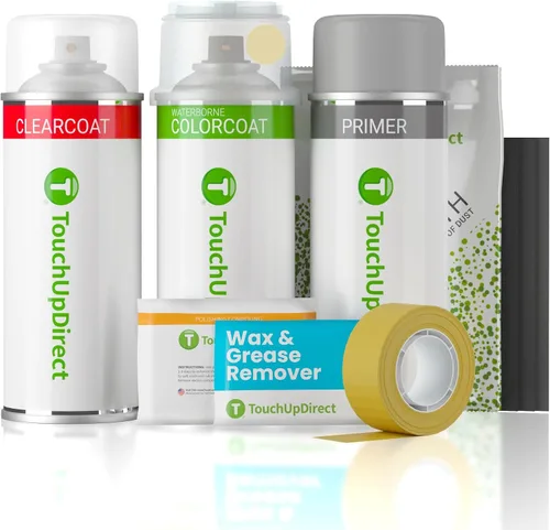 Vista 98 de TouchUpDirect 1J7 Atomic Silver Metallic Compatible con Lexus Exact Match - Aerosol de pintura de retoque - Kit esencial Plata Atómica Metálico
