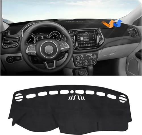 Vista 49 de Autorder - Tapete para salpicadero para 2007-2013 Chevy Chevrolet Silverado/GMC Sierra con dos guanteras, accesorios, cubierta de salpicadero