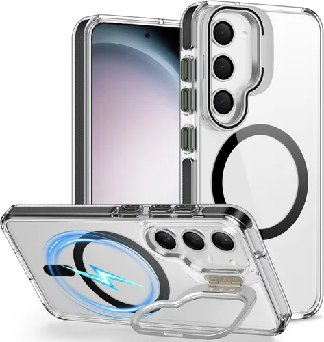 Vista 17 de USLAI Funda para Samsung Galaxy S24 Plus, antiamarilleo, transparente