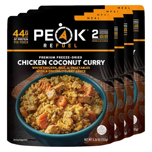 Vista 50 de Goulash de búfalo americano 45g protein, 740 calories, ground bison goulash, 2 servings, 4.94 oz pouch, 6 oz water, ready in 10 minutes, made in