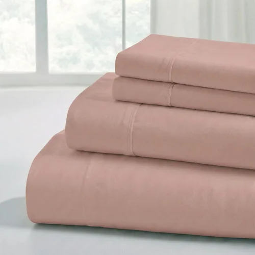 Vista 10 de Modern Threads - Sábanas lisas de microfibra suave, sábanas de microfibra de lujo, incluye sábana encimera, sábana bajera con bolsillos profundos