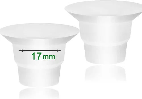 Vista 15 de Mompmuri - Cojín para extractor de leche - S Accesorio para extractor de leche, inserto de tamaño para escudos de brida Insertos elásticos