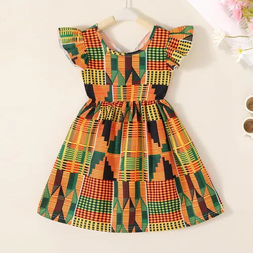 Vista 2 de YOUNGER TREE - Conjunto de ropa para bebé, diseño africano Dashiki Ankara