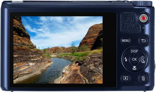 Vista 2 de Samsung WB250F - Cámara digital inteligente con Wi-Fi (Negro Cobalto)