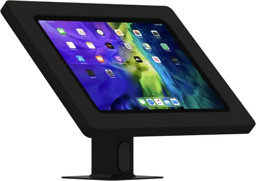 Vista 43 de Caja cubierta con botón para el hogar y soporte giratorio e inclinable para escritorio/mesa [paquete] compatible con iPad mini 1/2/3 Negro