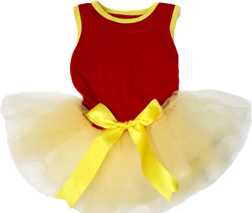 Vista 24 de petitebella cachorro perro ropa nacional corazón tema mascota vestido, XS, Australia