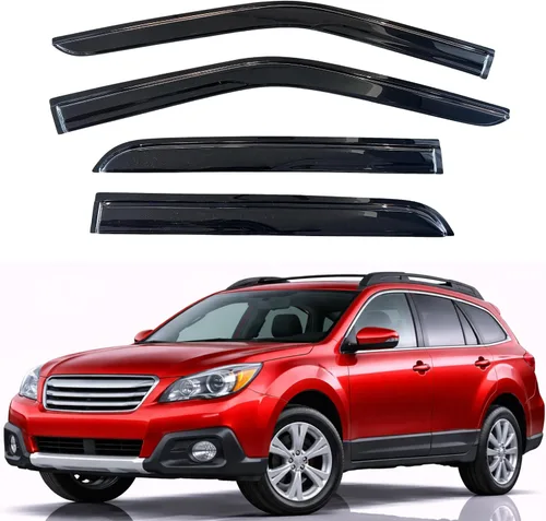 Vista 53 de KPY Protector de lluvia compatible con Toyota RAV4 1996-2000 (4 puertas), 4PC Visera de ventana Deflectores de ventilación de ventana lateral
