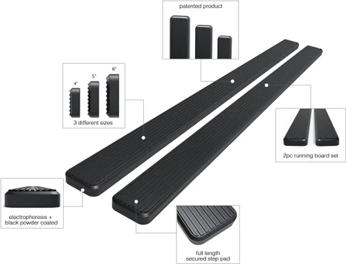 Vista 5 de APS iBoard estribo para Tundra Extended Crew Cab