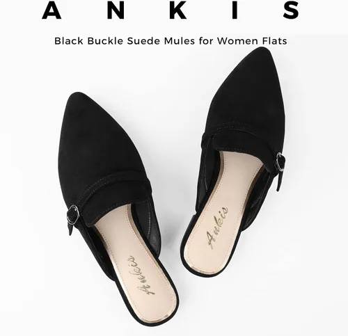 Vista 2 de Ankis Zapatos planos para mujer, mulas, caminar