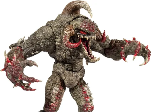 Vista 2 de McFarlane Toys, Spawn Comic Violator (Bloody) Spawn Mega figura con 22 piezas móviles, figura coleccionable de DC con base de soporte