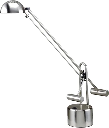 Lite Source LS-306PS Halotech - Lámpara de escritorio LED de 29 pulgadas y 8 W, acero pulido, color plateado