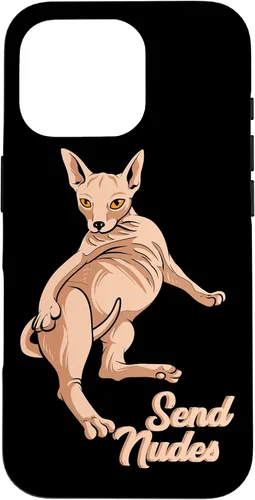 Vista 19 de Send Nudes - Nude Cat - Hairless Sphynx Cat Case for iPhone 17