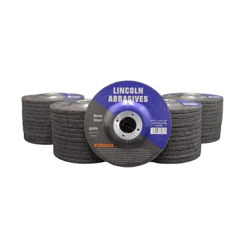 Vista 8 de Paquete de 10 muelas abrasivas de 4.5" x 1/4" x 7/8" para metal