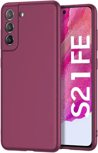 Vista 9 de X-level Funda para Samsung Galaxy S21 fe 5G, ajuste delgado, color negro