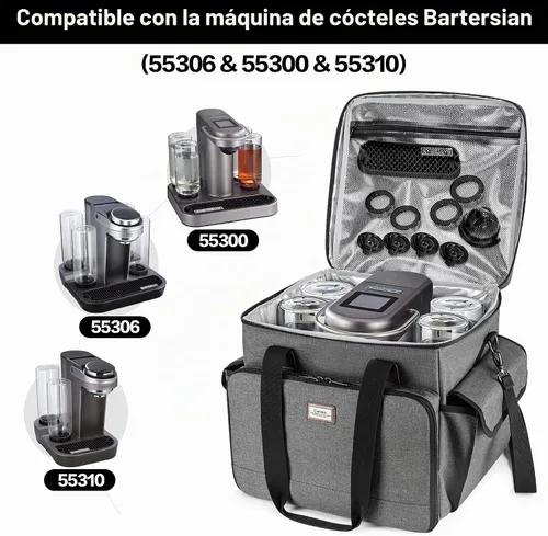 Vista 5 de CURMIO Bolsa de transporte compatible con máquina de cóctel profesional