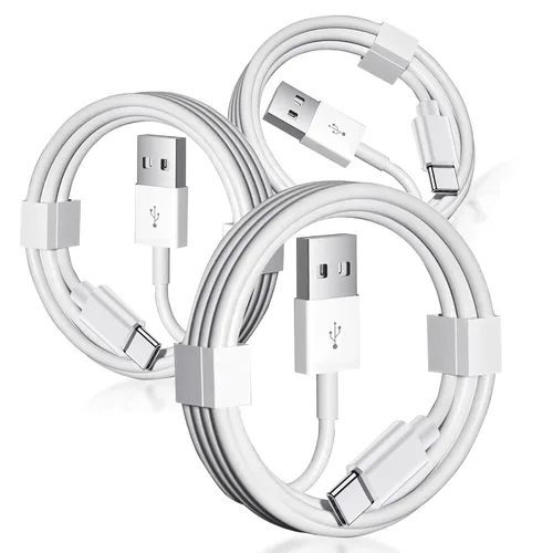 Vista 7 de Paquete de 2 cables Carplay para automóvil, Android Auto, cargador rápido de navegación y cable de datos para iPhone 17 Air/15/16 16e 15 USB A a USB