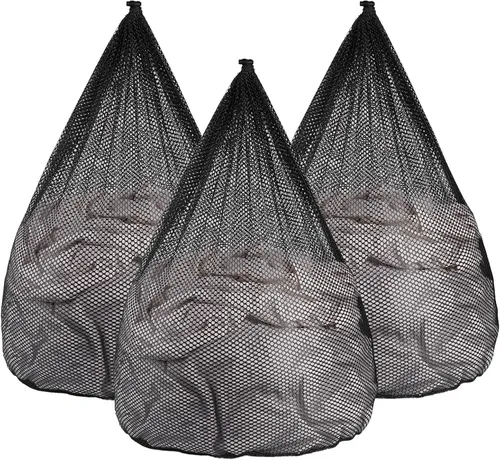 3 Piezas Bolsas de Malla para Lavandería Bolsas de Malla para Lavadora Jumbo para Ropa Delicada, Ropa de Cama, Juguetes con Cierre de Cordón
