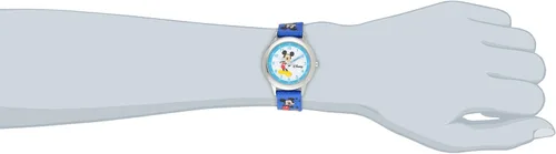 Vista 2 de Disney Mickey Mouse Kids' Stainless Steel Time Teacher Analog Quartz Watch