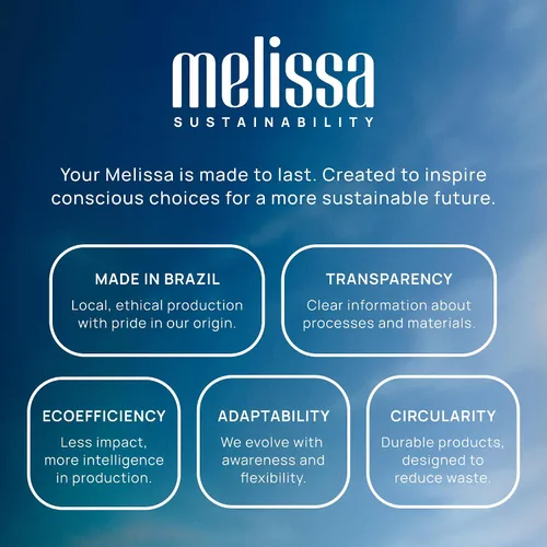 Vista 5 de mini melissa Sandalia Hip Bloomy para niños pequeños
