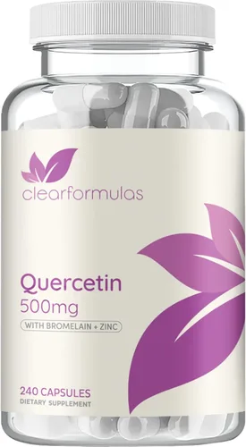 Quercetina avanzada de zinc con fórmula de bromelina – Complejo de quercetina de triple apoyo inmunológico para apoyo diario y estacional del