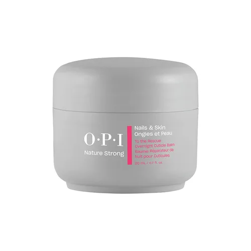 OPI Nature Strong Nails & Skin - Bálsamo para Cutículas Nocturno al Rescate | Tratamiento que Bloquea la Humedad para Cutículas, Uñas y Piel Secas