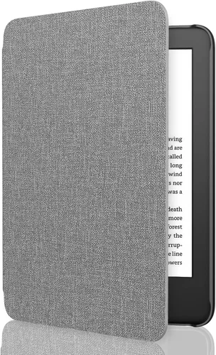 Vista 55 de MoKo Funda compatible con Kindle Basic de 11.ª generación 2024/2022 2-Biblioteca retro