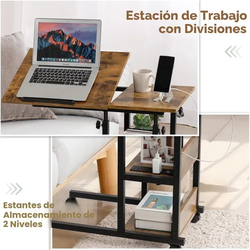 Vista 8 de Hadulcet Mesa, mesa auxiliar para sala de estar, mesa auxiliar para espacios pequeños
