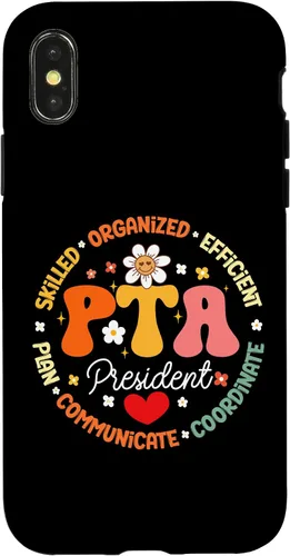 Vista 4 de iPhone 15 Parents Teacher Association Team Supporter PTA President Case