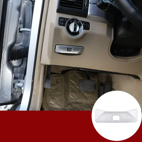 YIWANG ABS cromo coche electrónico freno de mano P archivo cubierta decorativa para Mercedes Benz GLK X204 C Clase W204 2008-2014 Clase E W212