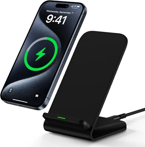 Samsung - Cargador inalámbrico de carga rápida, soporte inalámbrico para teléfono Android para Samsung Galaxy S26 S25 S24 Ultra S24 S23 FE S22 S21