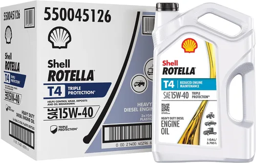 Vista 10 de Shell Rotella 15 W40 Aceite de motor (6 Pack)