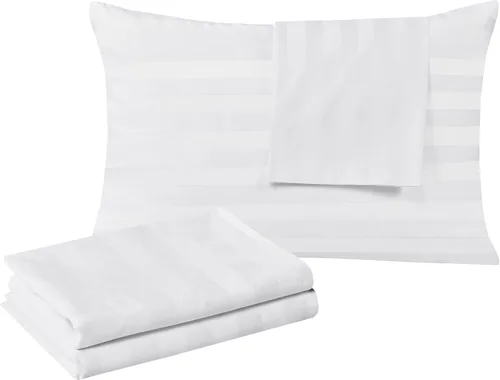 Vista 12 de Juego de 4 fundas de almohada 100% de algodón egipcio de 400 hilos tejido satinado, fundas de almohada de fácil cuidado con cremallera