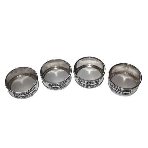 Vista 4 de Standard Laboratory Test Sieve 10cm - 304 SUS Filter Mesh with Chroming Frame 1pcs(10mesh(2mm))