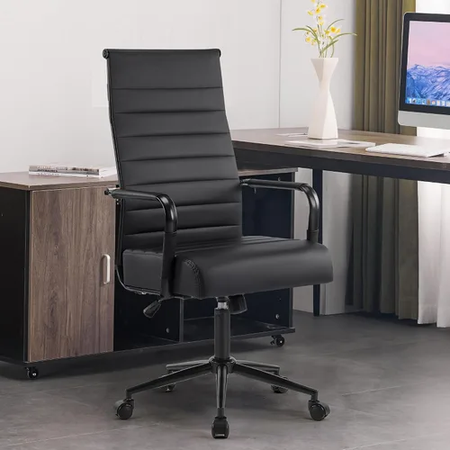 JOMEED Silla de escritorio de oficina,Silla de sala de conferencias Marco negro