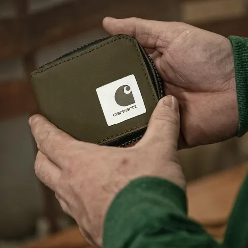 Vista 3 de Carhartt Cremallera de lona, carteras duraderas con cremallera para hombre