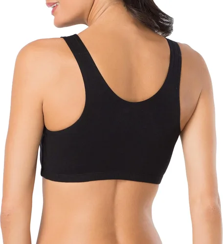 Vista 8 de Fruit of the Loom - Brasier de algodón para mujer, estilo camiseta sin mangas, máxima comodidad y ajuste transpirable