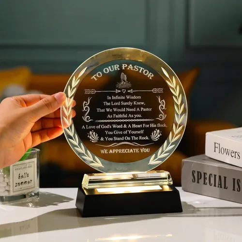 Vista 3 de Regalos de agradecimiento para pastores para hombres, la mejor placa