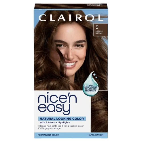 Vista 36 de Clairol Nice'n Easy Tinte Permanente para el Cabello, 3 Castaño Negro Color de Cabello, Paquete de 3 3 marrón negro