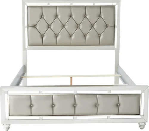 Vista 5 de Cama matrimonial Riley Tufted