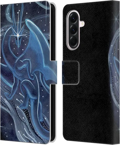 Vista 13 de Head Case Designs Officially Licensed Carla Morrow Galactic Entrancement Dragons Leather Wallet Case Compatible with Samsung Galaxy A07 4G