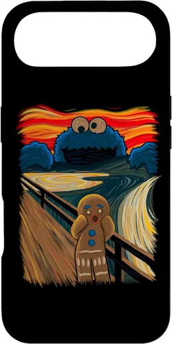 Vista 27 de Cookie Muncher The Scream Munch Monster Joke Funda para iPhone 17