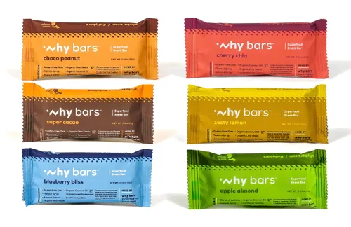 Vista 9 de Barras de proteínas, almendra de manzana, barras de 2.04 onzas (paquete de 12 barras de proteínas) – Barra de proteínas, superalimento, sin gluten
