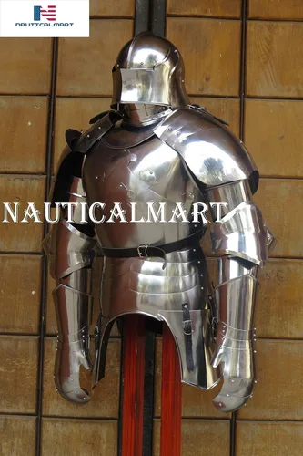 NauticalMart Armadura gótica usable medio traje de armadura Medieval Times Reenactment Body Armour