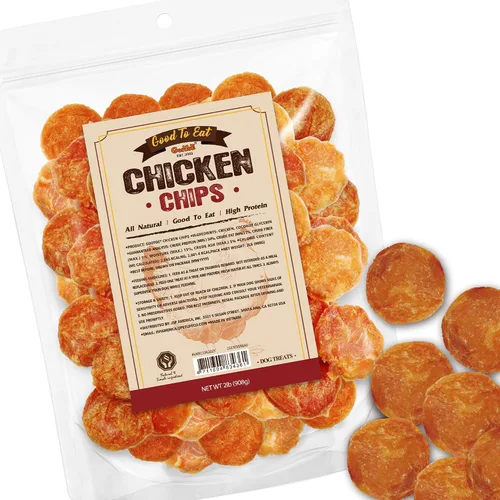 Vista 13 de Gootoe - Golosinas de pollo para perros, pechuga de pollo cortada real, 1