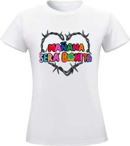 Vista 5 de Karols G Shirt Mananas seras Bonitos Camiseta para Mujer