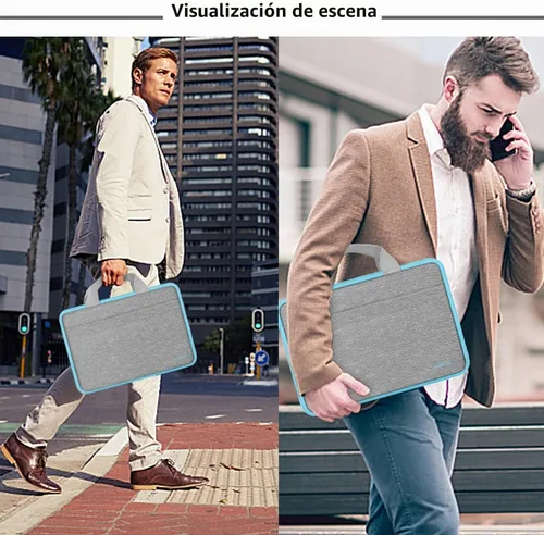 Vista 6 de Hseok - Funda para laptop de 13 a 14 pulgadas, maletín para computadora TSA L01G02