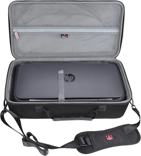 Mchoi Estuche rígido de viaje compatible con la impresora portátil HP OfficeJet 250 todo en uno (CZ992A) (todo negro)