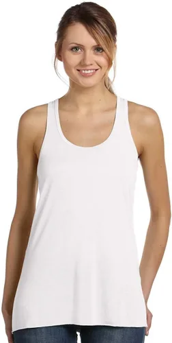 Vista 46 de Bella - Camiseta de tirantes para mujer, con espalda cruzada y holgada Athletic Heather
