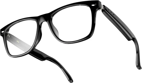 Vista 13 de Blackview Lentes inteligentes, lentes de sol polarizados Bluetooth con altavoz, control de voz, protección UV, lente de luz azul