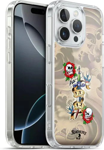 Vista 48 de Head Case Designs Funda de gel con licencia oficial de Alchemy Gothic 13 Dagger Illustration [protección de grado militar] compatible con Apple 13